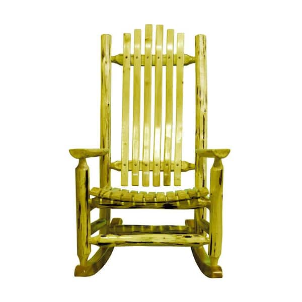 Montana Woodworks Exterior Finish Patio Log Rocker Chair