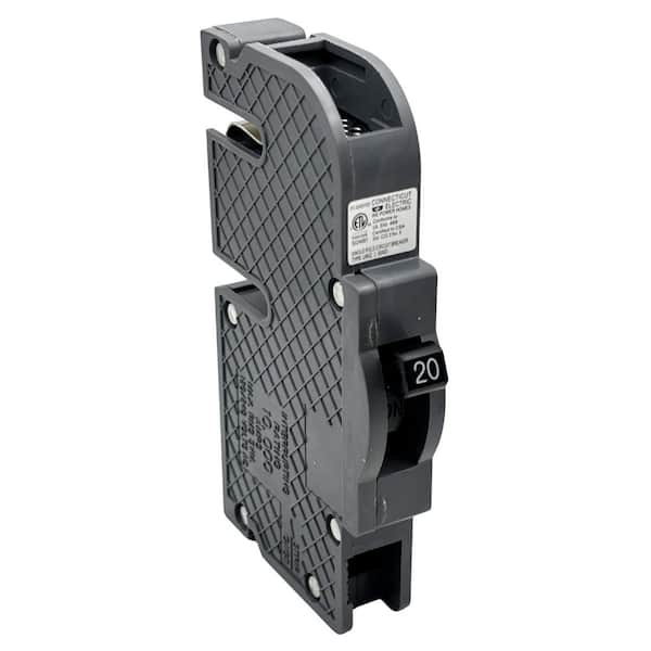 New VPKUBIZ Thick 20 Amp 3/4 in. 1-Pole Zinsco Q20 Replacement Circuit Breaker