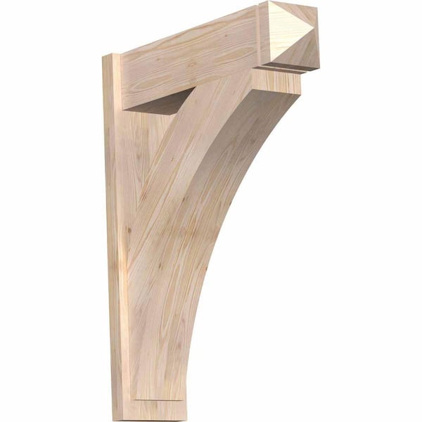 Ekena Millwork 8 in. x 38 in. x 30 in. Thorton Arts and Crafts Rough Sawn Douglas Fir Outlooker