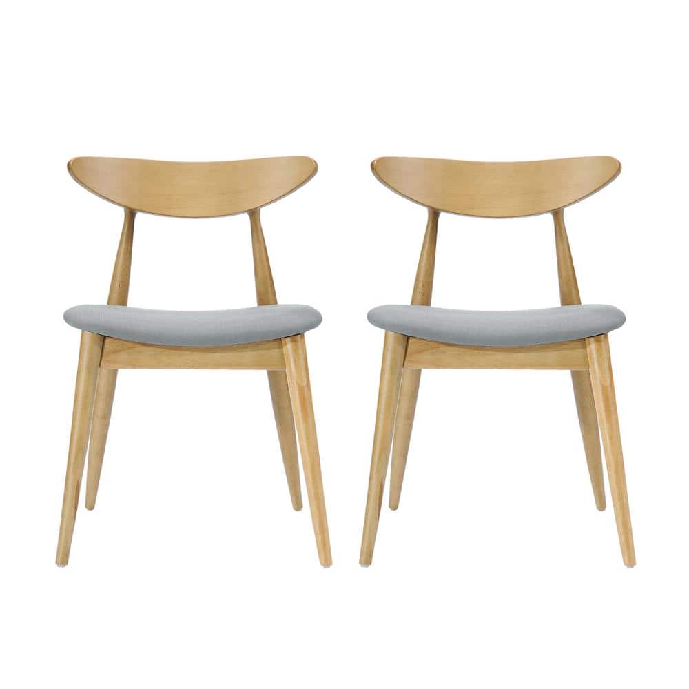 Barron Light Grey Fabric Upholstered Dining Chair (Set of 2) price history on PriceWatchPro