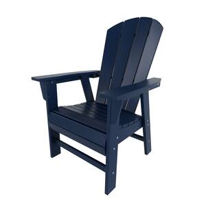 Laguna Navy Blue HDPE Plastic Outdoor Dining Chair