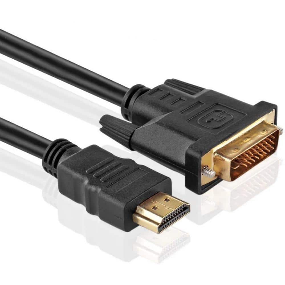 Udsøgt rod lol SANOXY 10 ft. HDMI-Male to DVI-Male Cable SNX_DVI_HDMI-15ft - The Home Depot