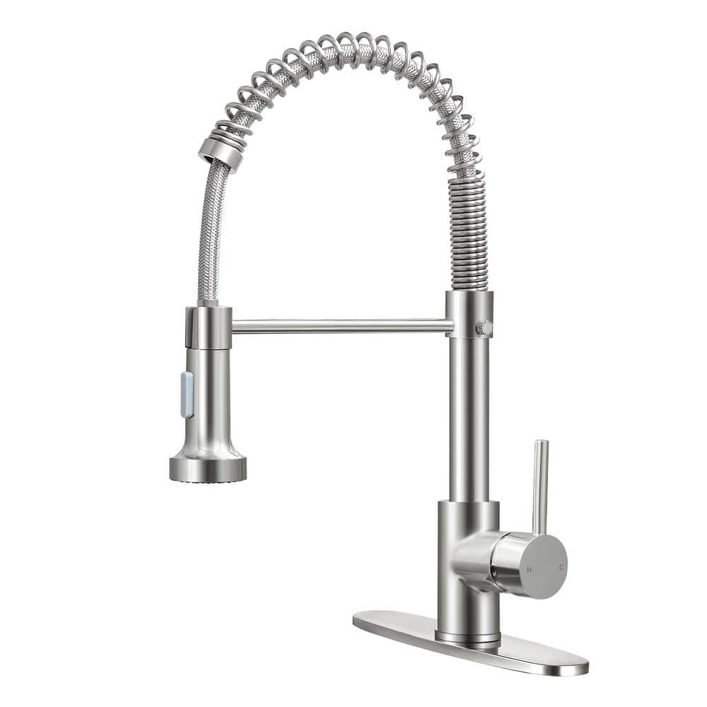 AKLFGN Single Handle Kitchen Faucet Pull Down Sprayer Kitchen Faucet ...