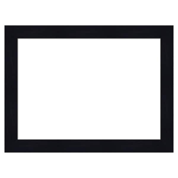 Amanti Art Shiplap Navy 32 in. x 24 in. Wood Framed Dry Erase Magnetic Memo Board