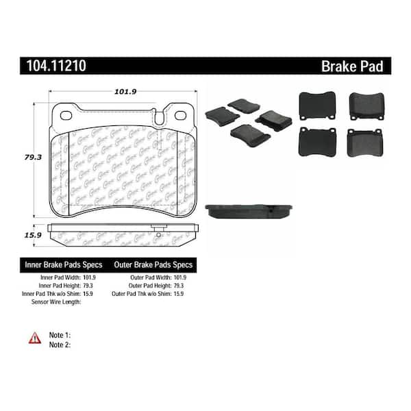 Centric Parts Disc Brake Pad Set