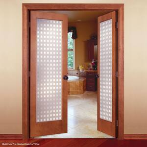 Multicube Woodgrain 1 Lite Unfinished Cherry Interior Door Slab