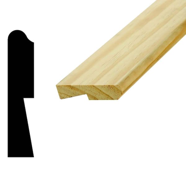 Woodgrain Millwork WM 1193 11/16 in. x 3-1/4 in. Solid Pine Stool Molding