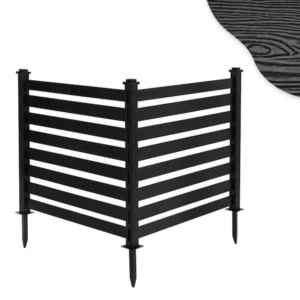 Siavonce 12-Diagonal Slat Acacia Interlocking Deck Tile (Set of 10 -Tiles)