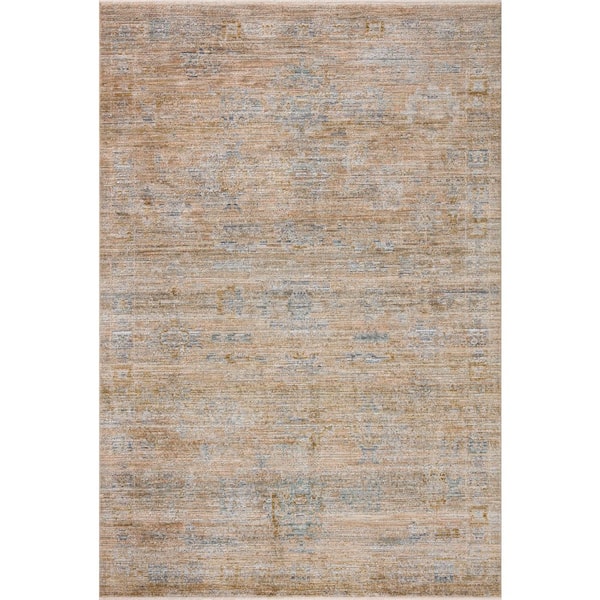 Jean Stoffer Katherine Copper / Steel 2 ft. 3 in. x 3 ft. 10 in. Traditional Accent Rug