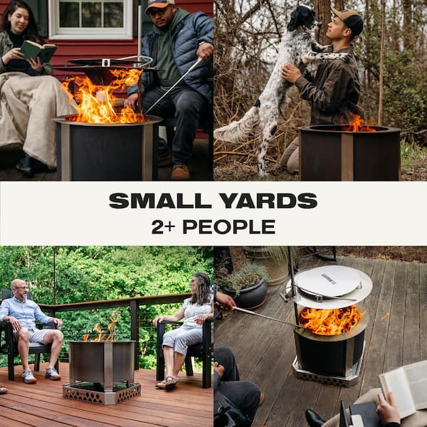 Breeo X Series 19 Smokeless Fire Pit - Heavy-Gauge Stainless Steel