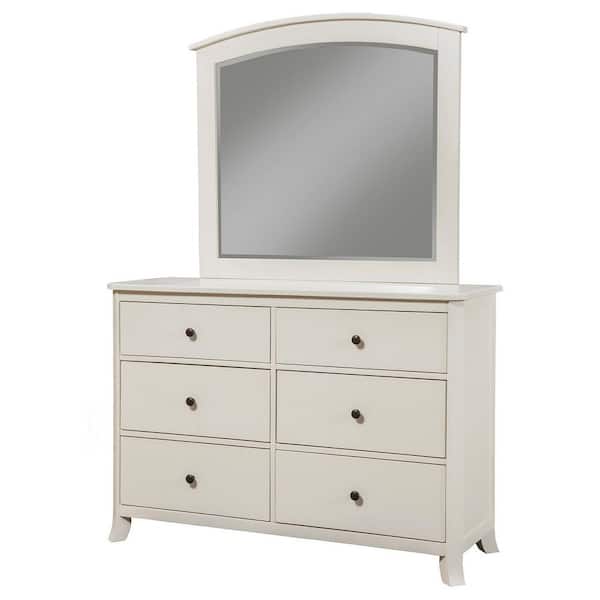Unbranded Baker 6-Drawer Dresser, White