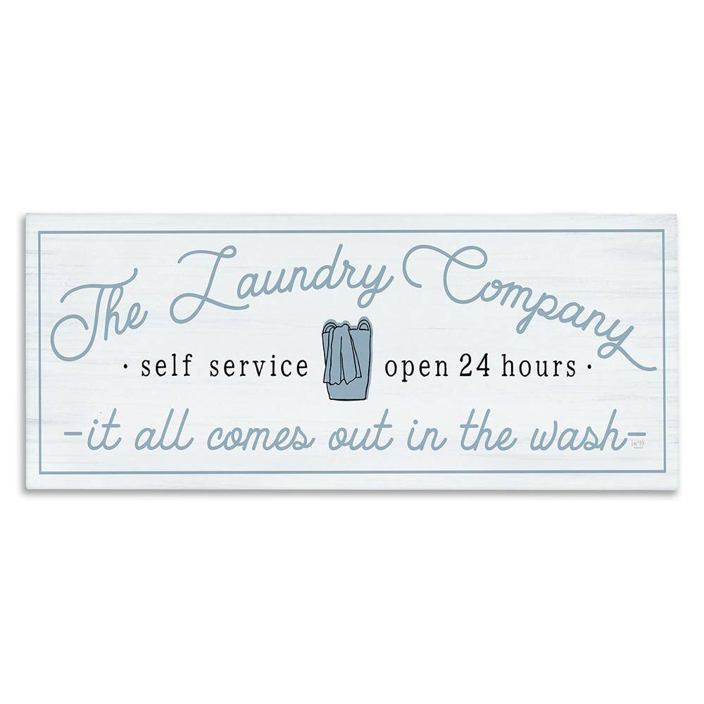 Laundry Company All Comes Out In Wash by Lux + Me Designs 1 Piece Unframed Typography Graphic Art Print 10 in. x 24 in. price history on PriceWatchPro