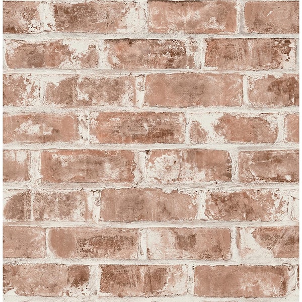 Brewster Jomax Red Warehouse Brick Red Wallpaper Sample