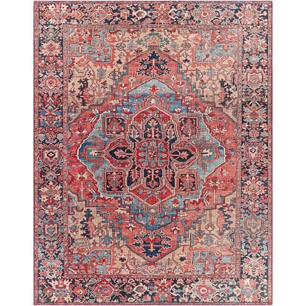 Livabliss Rhene Light Red 10 ft. x 14 ft. Indoor Area Rug S00161053268 ...