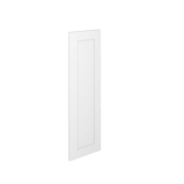 Norfolk Shaker 0.75 in. W x 29 in. H x 11.25 in. D in Painted White Decorative Door in Assembled Wall Cabinet