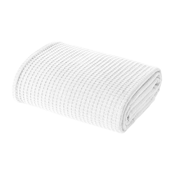 Modern Threads 100% Cotton Waffle Thermal Blankets White Queen