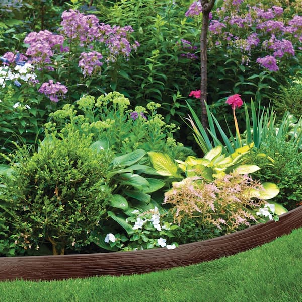 Master Mark Plastics® 40' Brown Terrace Board Landscape Edging Master Mark Plastics® 40' Brown Terrace Board Landscape Edging