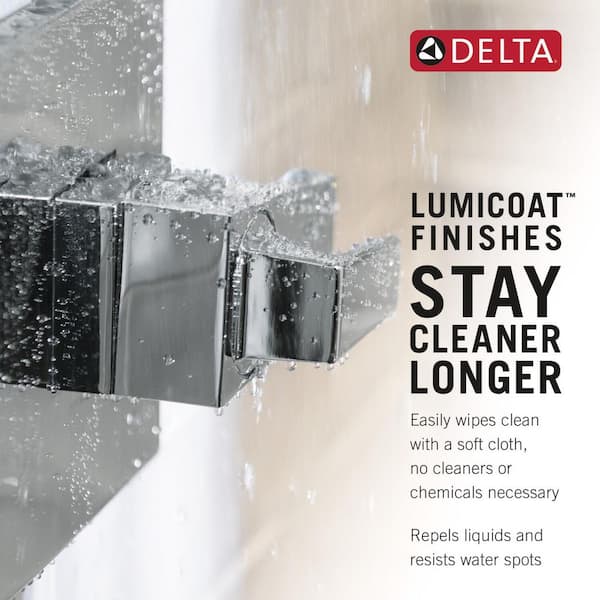 Delta In2ition 4-Spray Wall Mount Dual Fixed and Handheld Shower