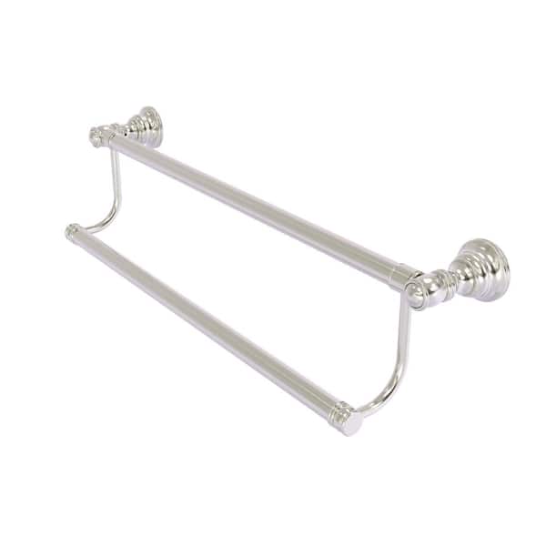 Allied Brass Carolina 18 in. Double Towel Bar in Satin Nickel