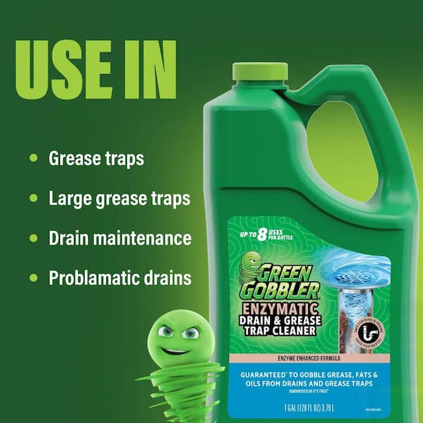 1 Gal. Enzymatic Drain and Grease Trap Cleaner for Sink Drains and Grease Traps