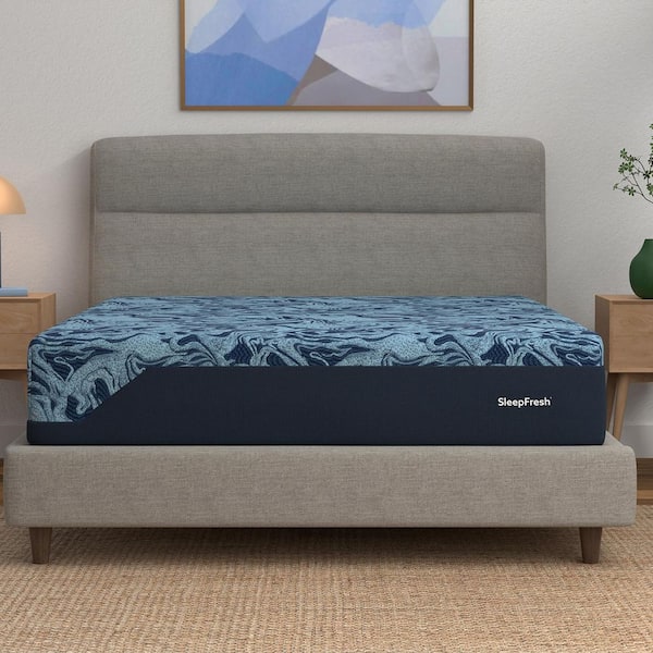 CopperCool Queen Medium Latex 12 in. Bed-in-a-Box Mattress