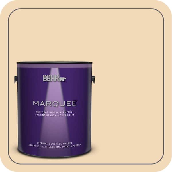 1 gal. #PPH-13 Vanilla Cone Eggshell Enamel Interior Paint & Primer