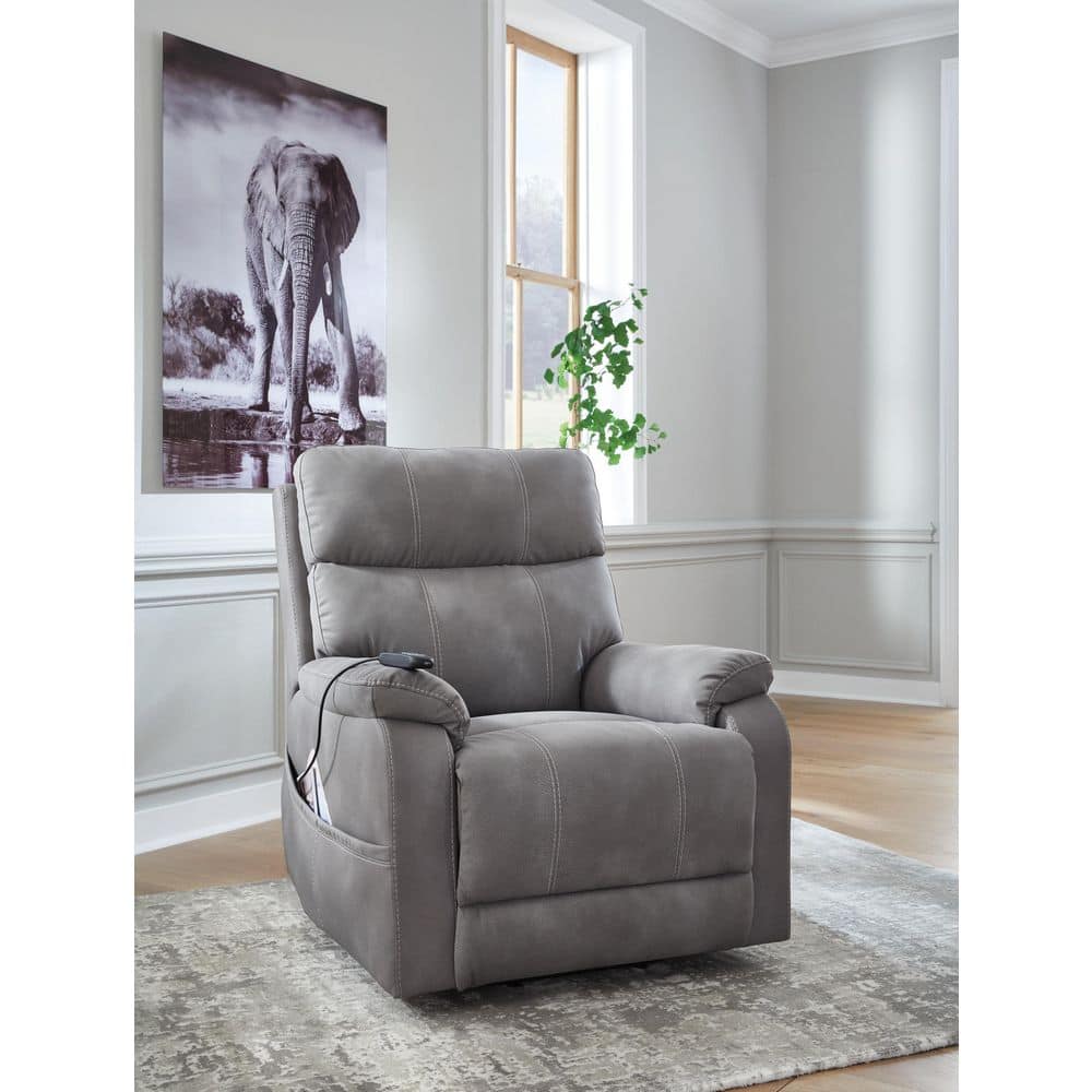 Signature DESIGN BY ASHLEY Next-Gen Durapella Gray Faux Leather