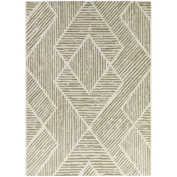 Cardenal Brown 8 ft. x 10 ft. Area Rug