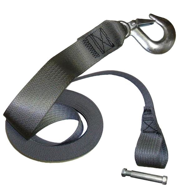 Multinautic 2 in. x 23 ft. Polyester Webbing Strap With Steel Hook