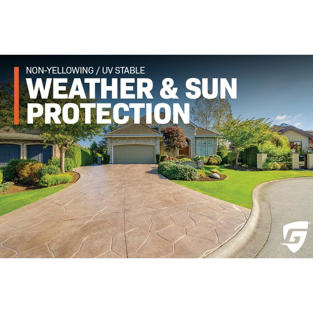 Cryli-Tek 5505 High Gloss Clear Concrete Sealer, 1 Gallon