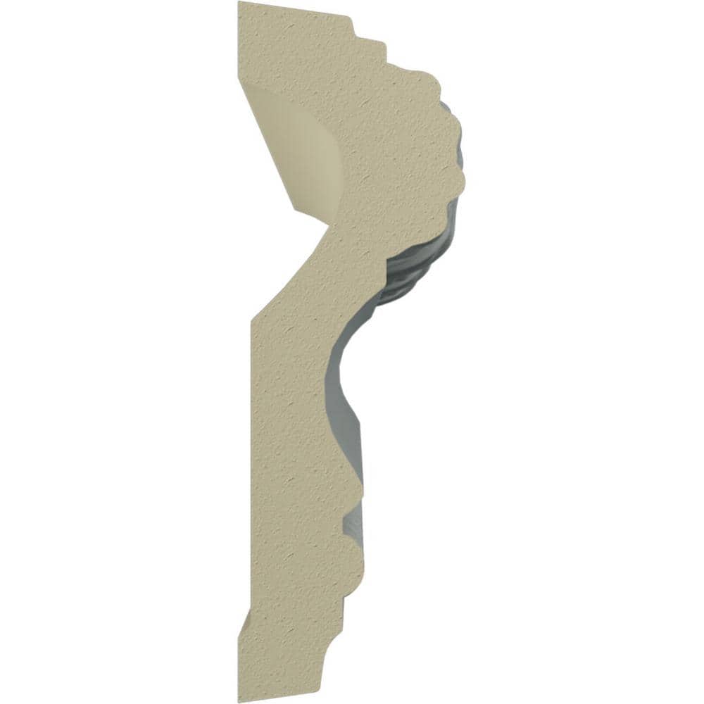 Primed Polyurethane Dublin Leaves Crown Moulding 94.5"