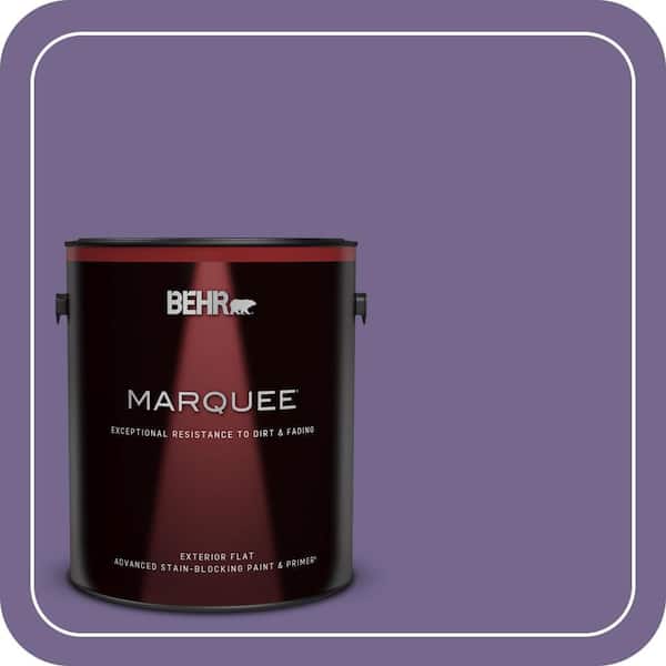BEHR MARQUEE 1 gal. #MQ5-41 Violet Vixen Flat Exterior Paint & Primer