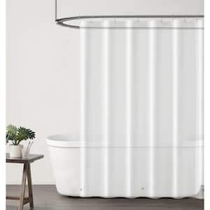 Grommeted 70 in. x 72 in. Clear PEVA Shower Curtain