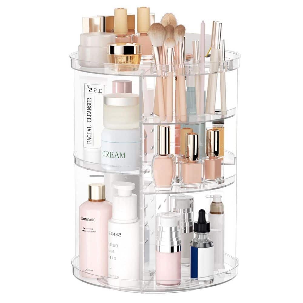 Rotating Makeup Organizer with 8 Adjustable Layers and Multi-Function for Vanity and Bathroom Countertop (1-Pack) price history on PriceWatchPro