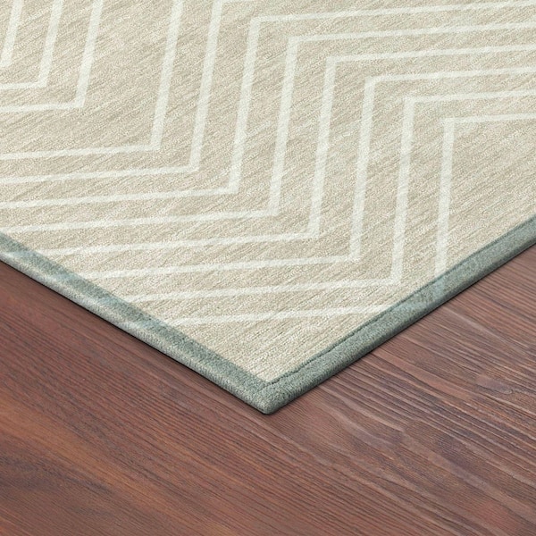 Chantille Machine Washable Indoor/Outdoor Abstract ACN2390 Beige 10 ft. x 14 ft. Area Rug