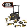 DEWALT 20-Volt MAX ToughSystem Lithium-Ion 6-Tool Cordless Combo Kit DCKTS681D1P1
