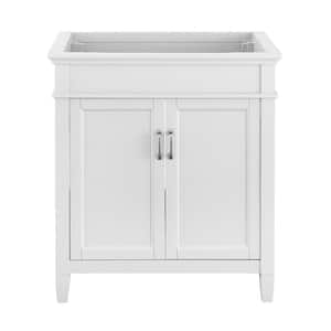 Ashburn 30 in. W x 21.63 in. D x 34 in. H Bath Vanity Cabinet without Top in White