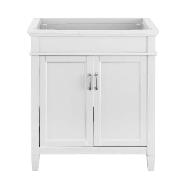 Home Decorators Collection Ashburn 30 in. W x 21.63 in. D Vanity Cabinet in White