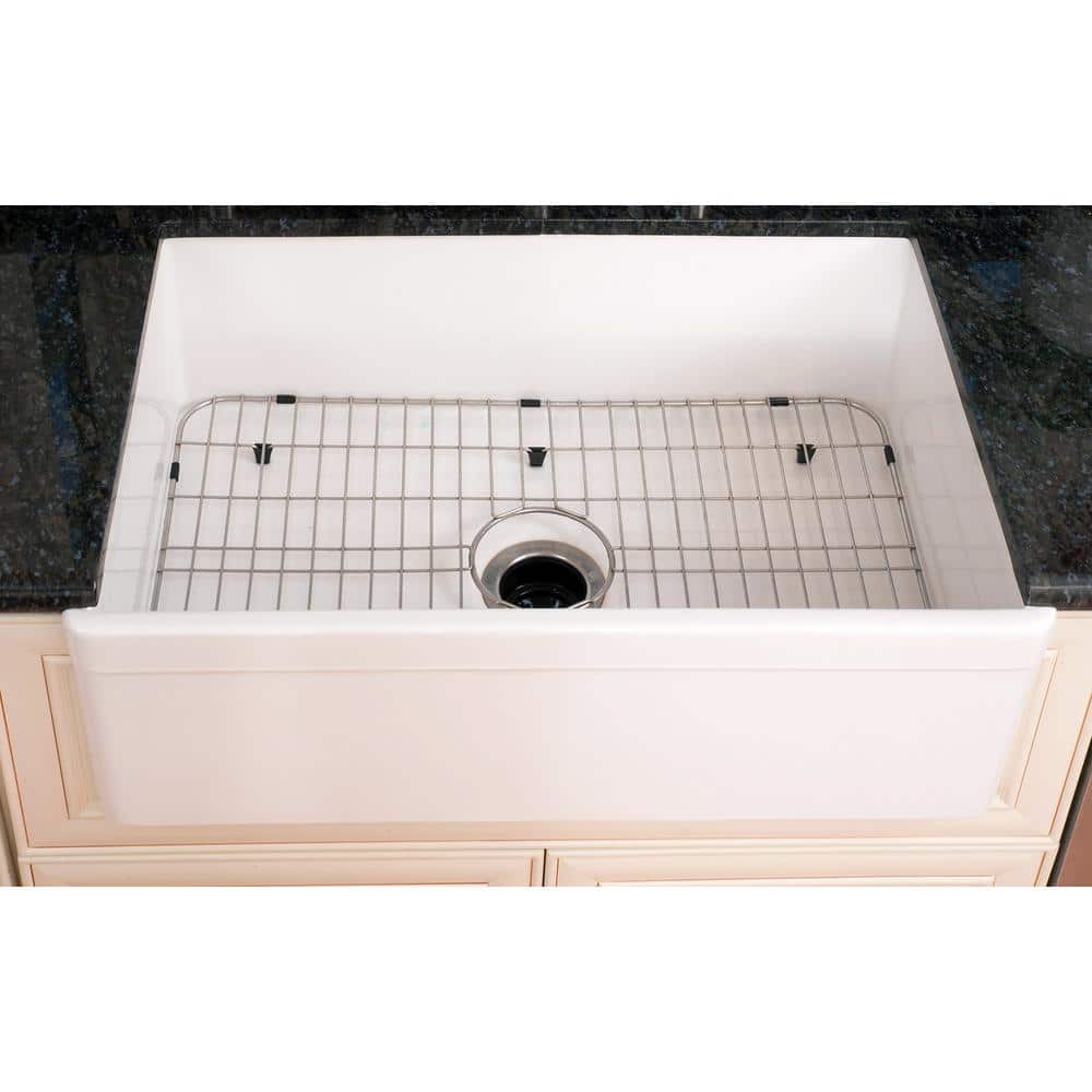 Solid Stainless Steel Kitchen Sink Grid with Plastic Feet