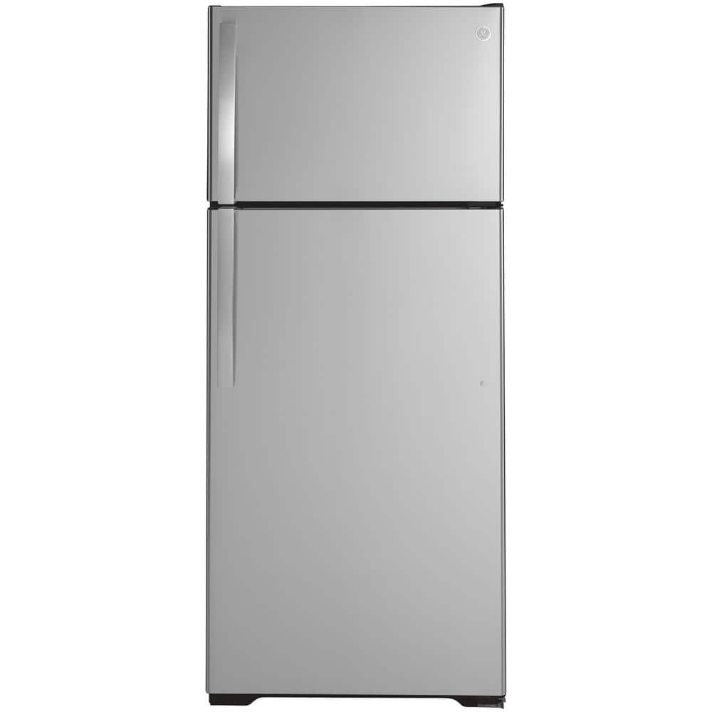 17.5 cu. ft. Top Freezer Refrigerator in Stainless Steel