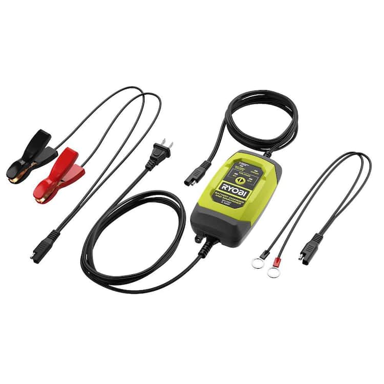 RYOBI 2 Amps Battery Charger with LED Indicator Lights