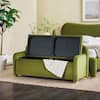 Walker Edison Furniture Company Chantelle Green Velvet 56 in. Bedroom Bench with Curved Accents WECHA27554GN1