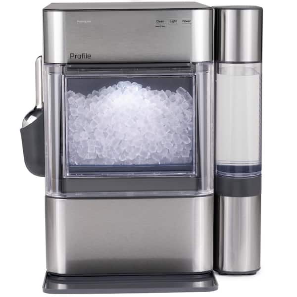 Profile Opal 2.0 38 lbs. Ultra Nugget Ice Maker with Side Tank & Scale Inhibiting Filter, with Wifi in Stainless Steel