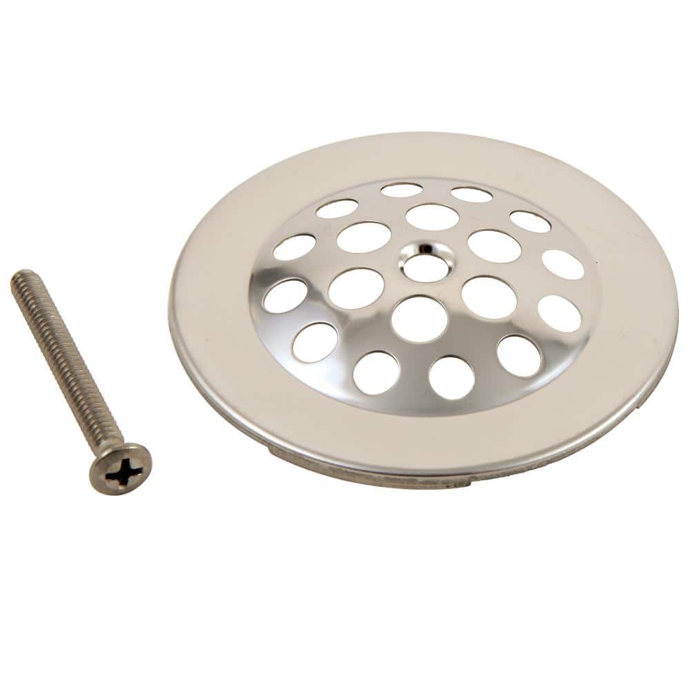 Dome Strainer with Screw in Polished Nickel