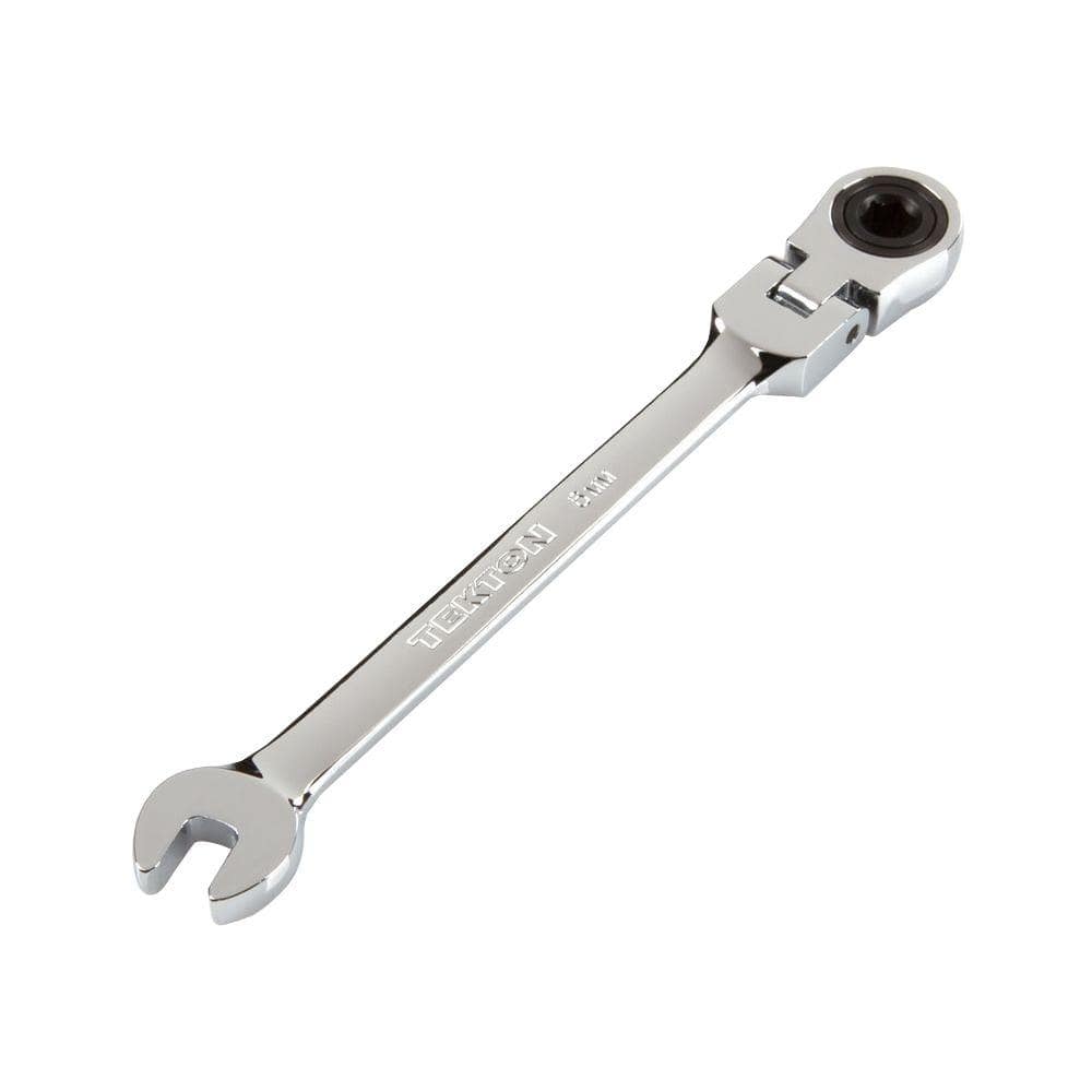 TEKTON 6 mm Flex-Head Ratcheting Combination Wrench WRN57106 - The