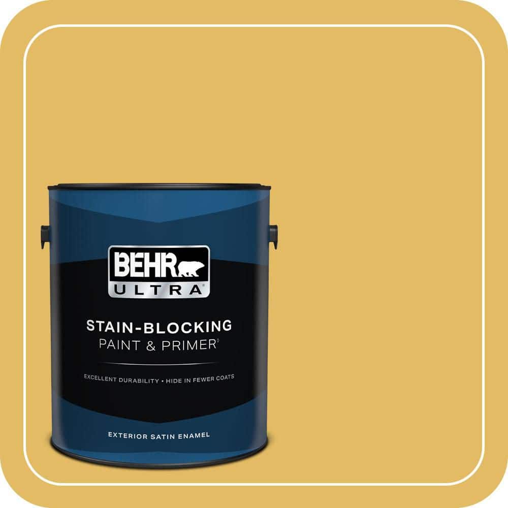 1 gal. #MQ4-12 Dandelion Wish Satin Enamel Exterior Paint & Primer price history on PriceWatchPro