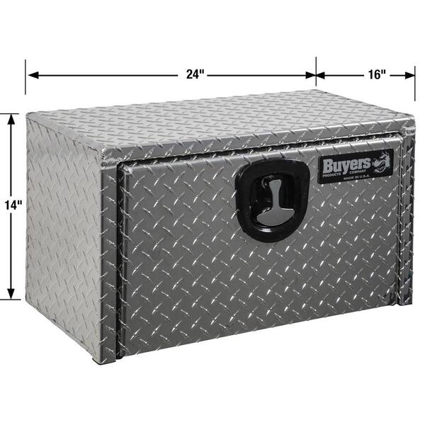 STARK USA 48 in. Aluminum Underbody Tool Storage Box For Pickup Truck ATV  Camper Trailer RV Flatbed with Lock 96022-H2 - The Home Depot