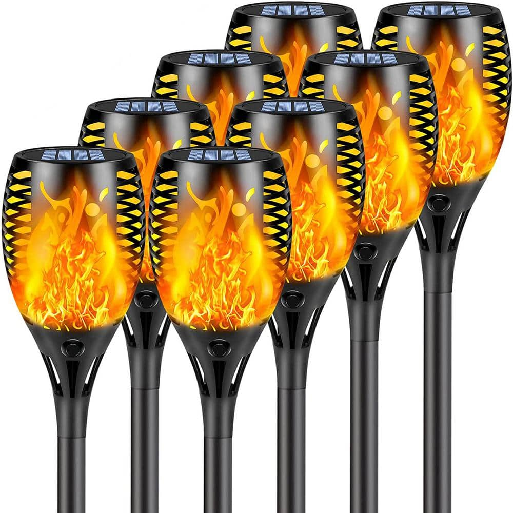 Cubilan Super Larger Size Solar Flame Torch Extra Bright Solar Lights ...