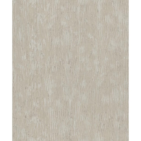 York Wallcoverings Gilded Plume Warm Grey Wallpaper Roll