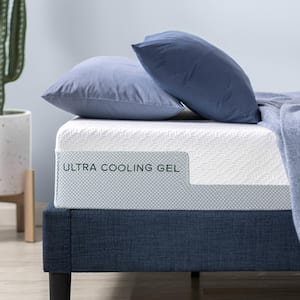 Ultra Cooling Gel 8 Inch Medium Smooth Top Twin Memory Foam Mattress
